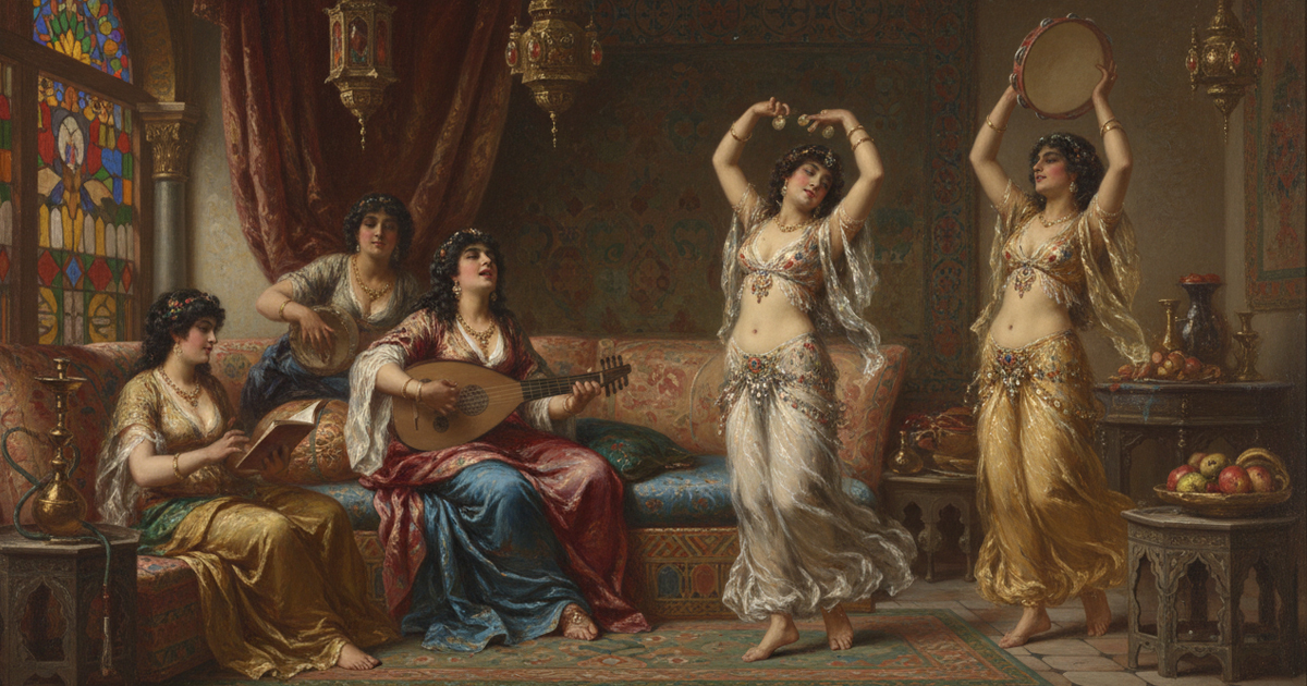 Bailarinas en el Egipto del siglo XIX: Las awalim