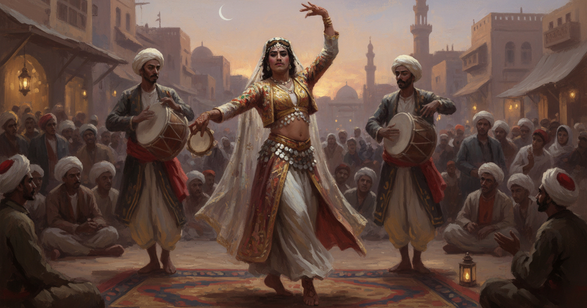 Bailarinas en el Egipto del siglo XIX: Las khawalat